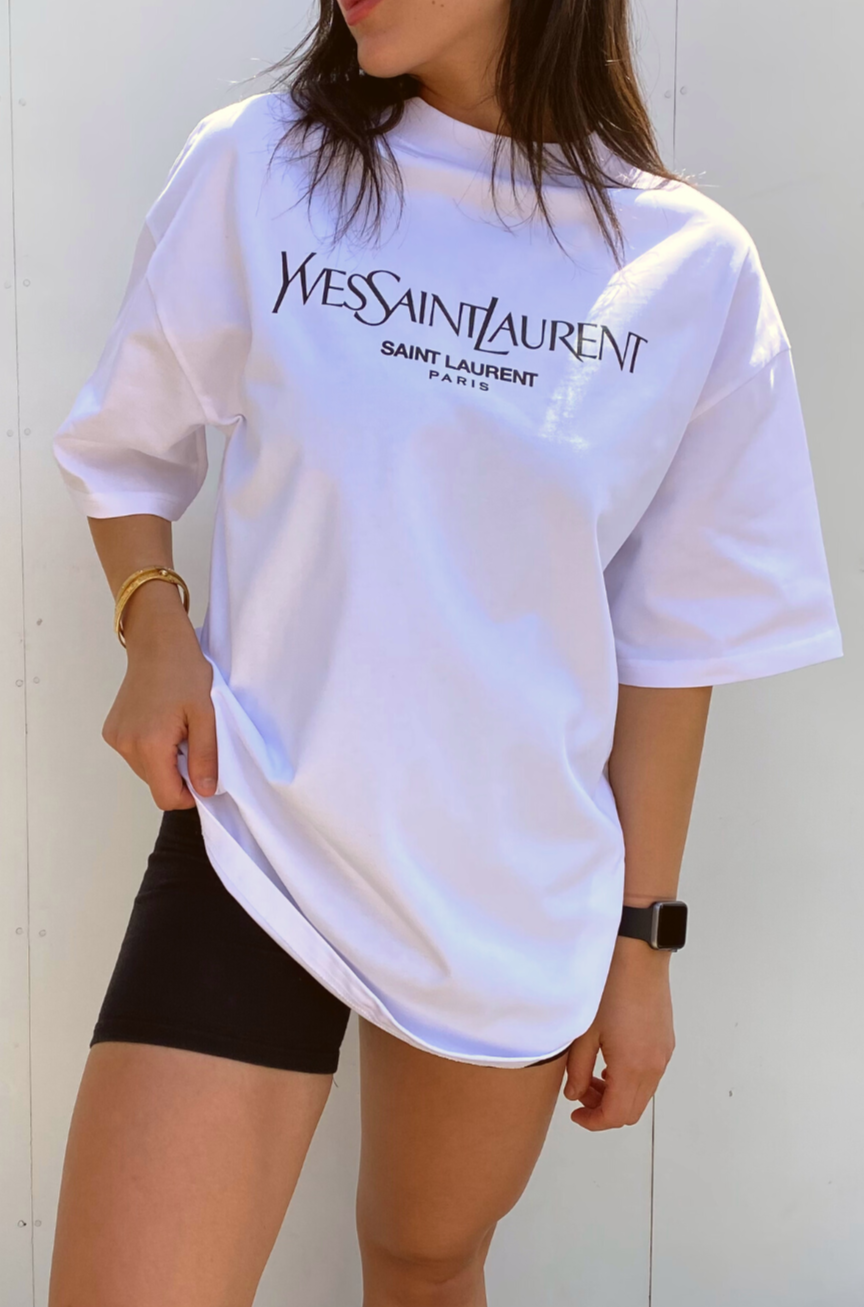 ysl oversized tee
